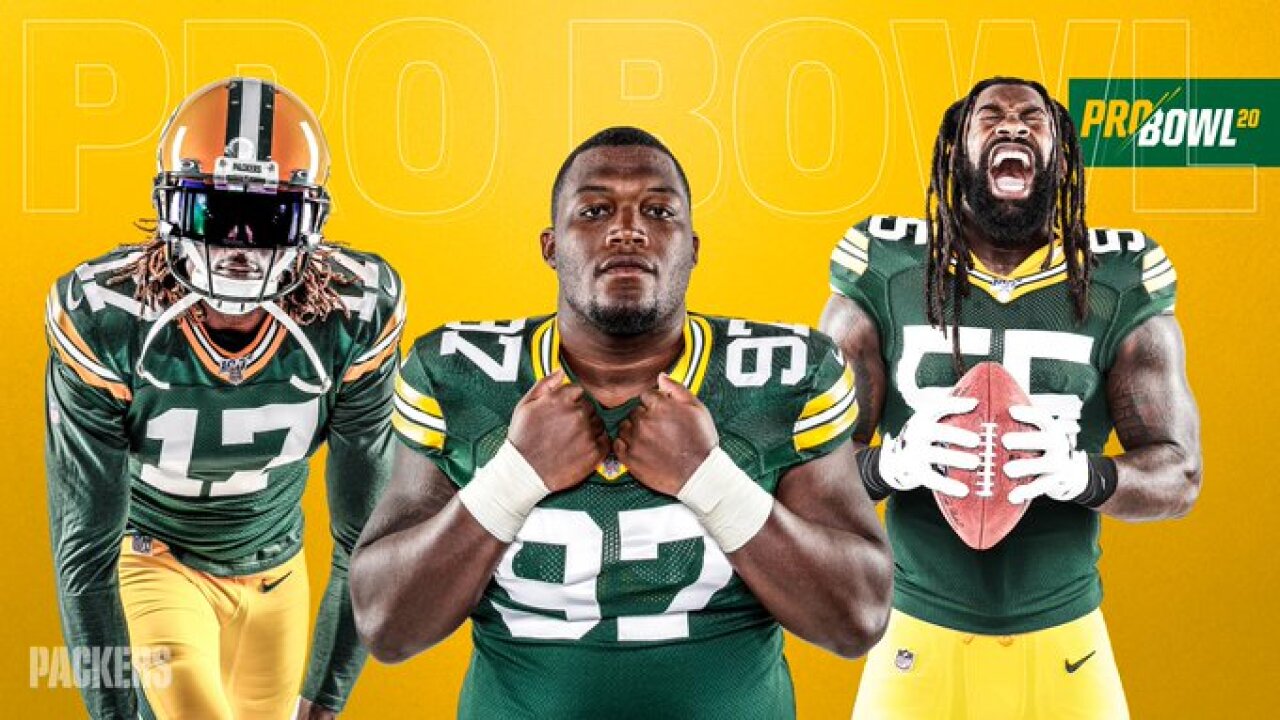 Three Packers players named to Pro Bowl roster