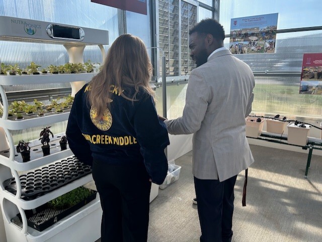Tates Creek Middle School new greenhouse