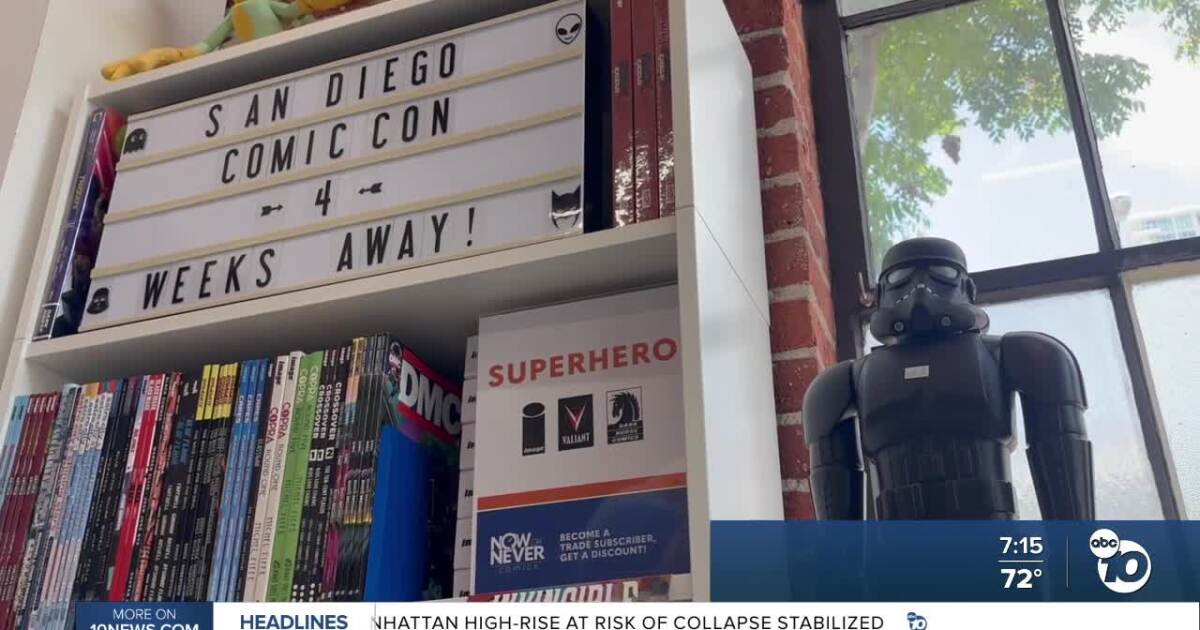 San Diego Comic-Con 2026: Now or Never Comics stocks up for one of the city's biggest events
