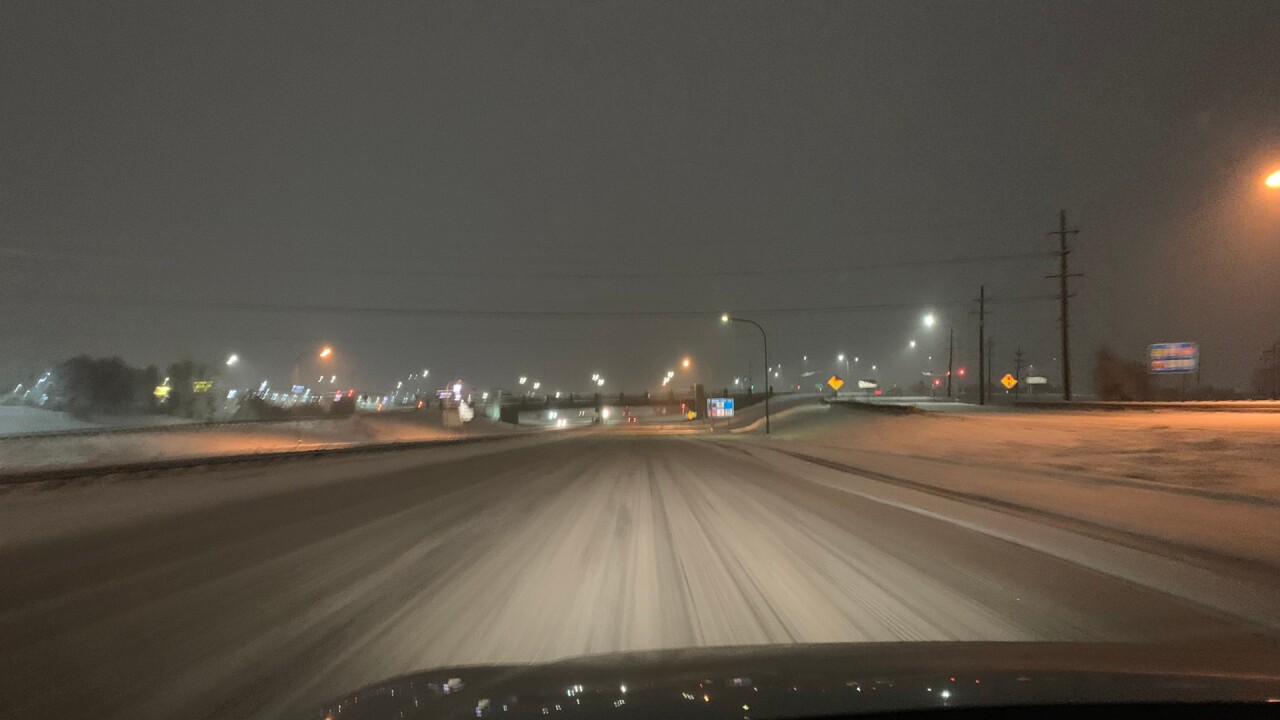 Snow on I-25