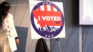 Montana unveils new 'I Voted' sticker design
