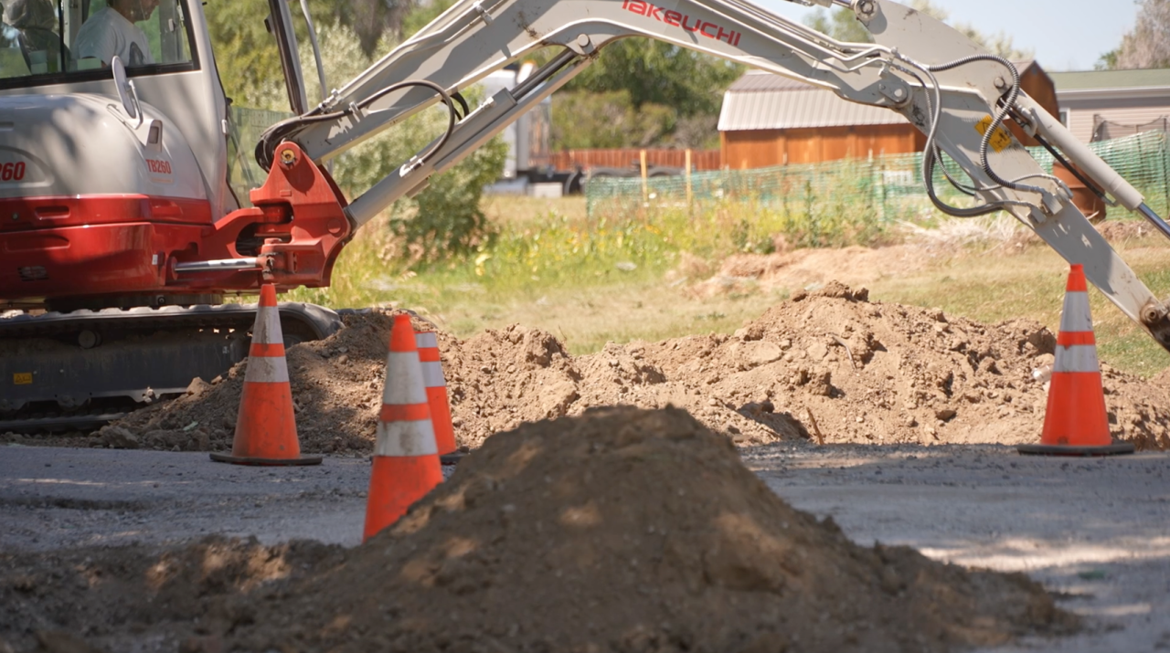 TCT installing fiber optic internet in Fromberg