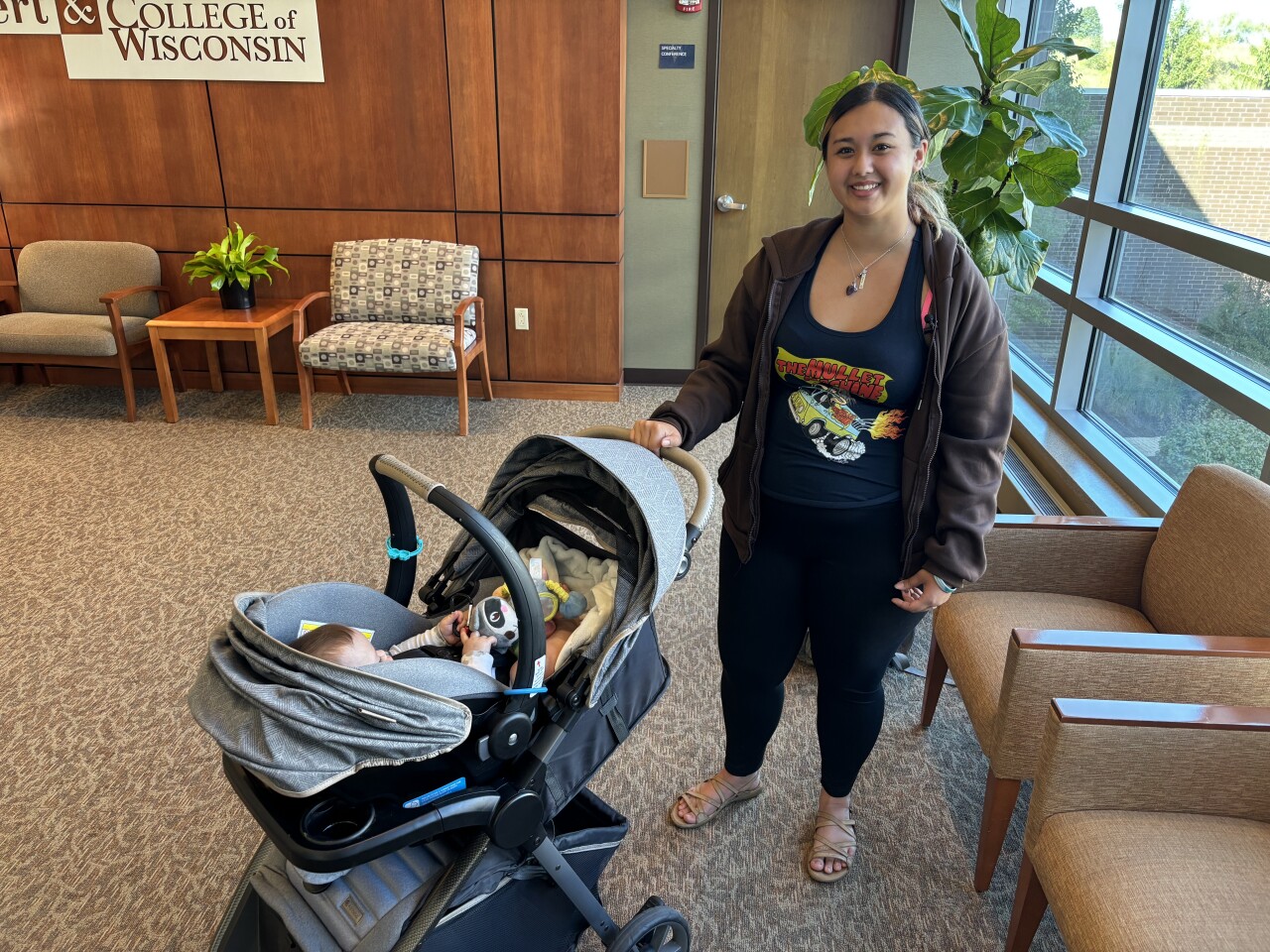 Katalina Magro's newborn was a recipient of breast milk donations at Froedtert West Bend Hospital