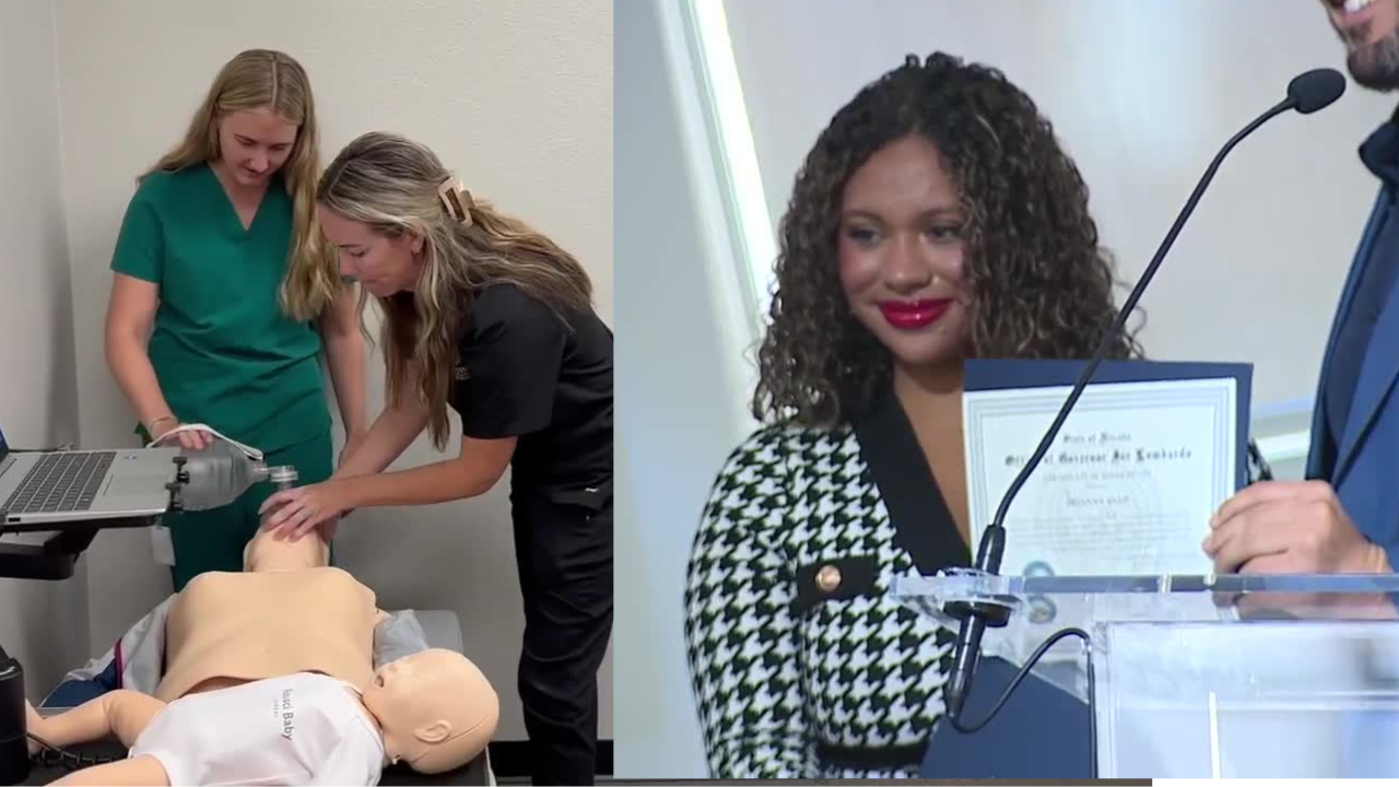 Las Vegas high school student working to increase health care workforce, starting at the local level