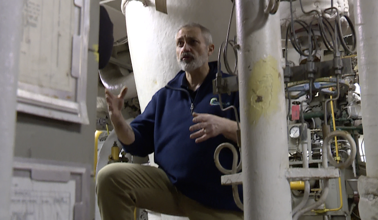 Nitka offers a behind-the-scenes look inside the USS Wisconsin