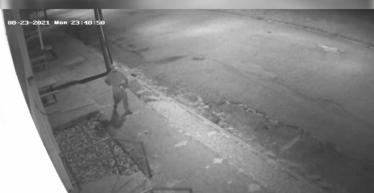 Video footage of the suspect