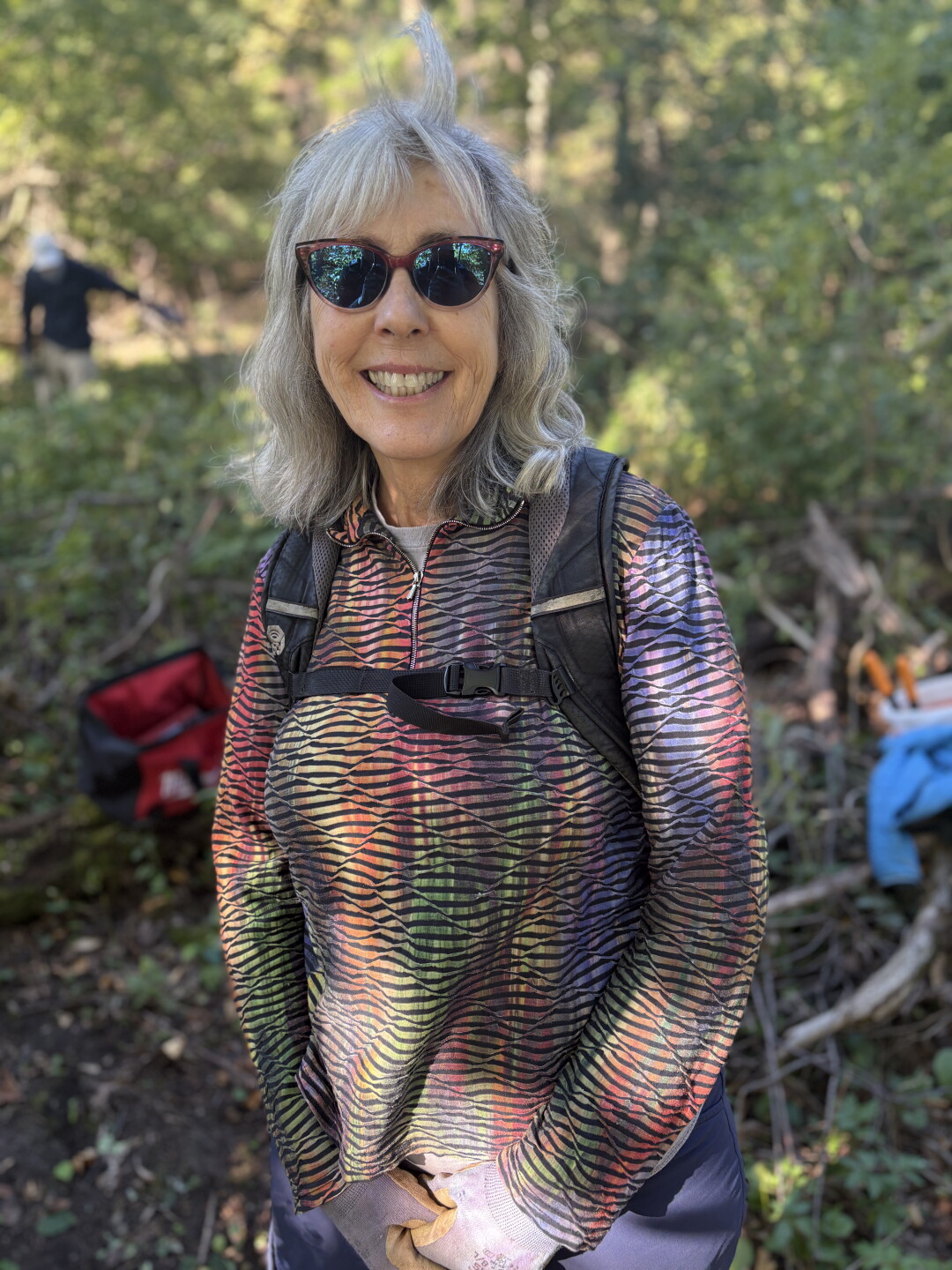 Moya Mowbray with Friends of Shorewood Nature Preserve
