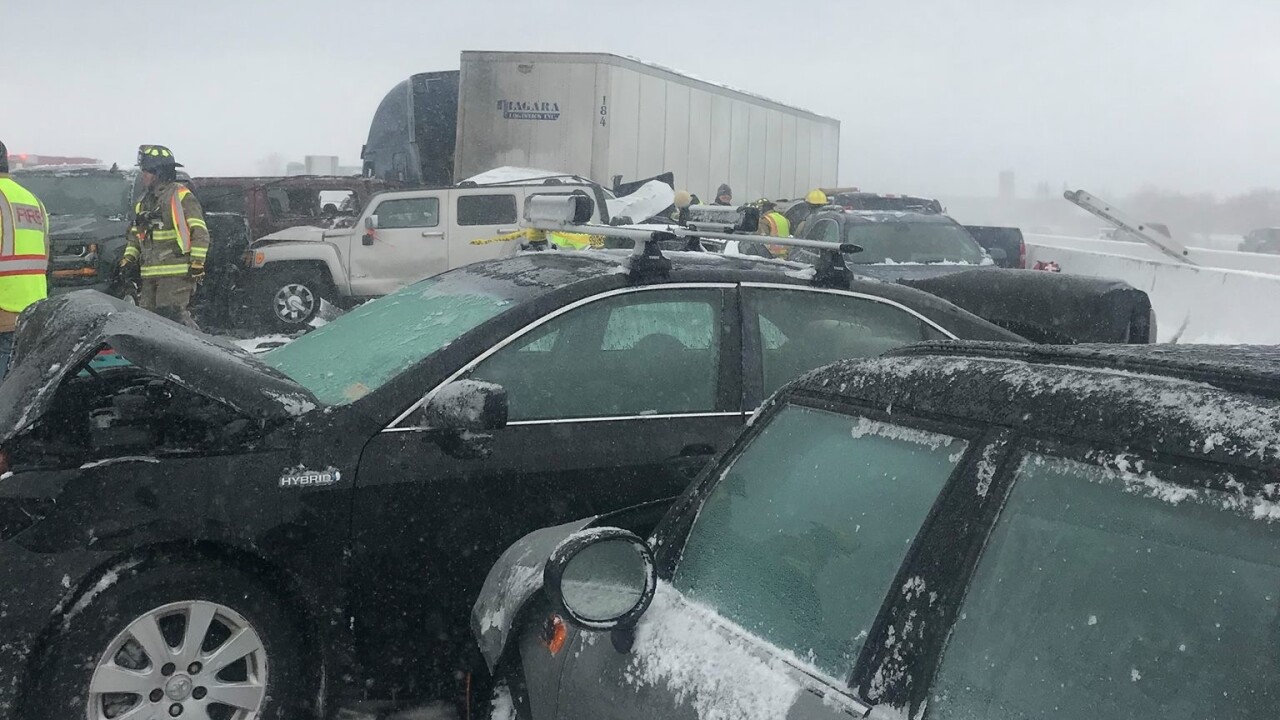One person killed, dozens injured in 131 car pileup on Interstate41