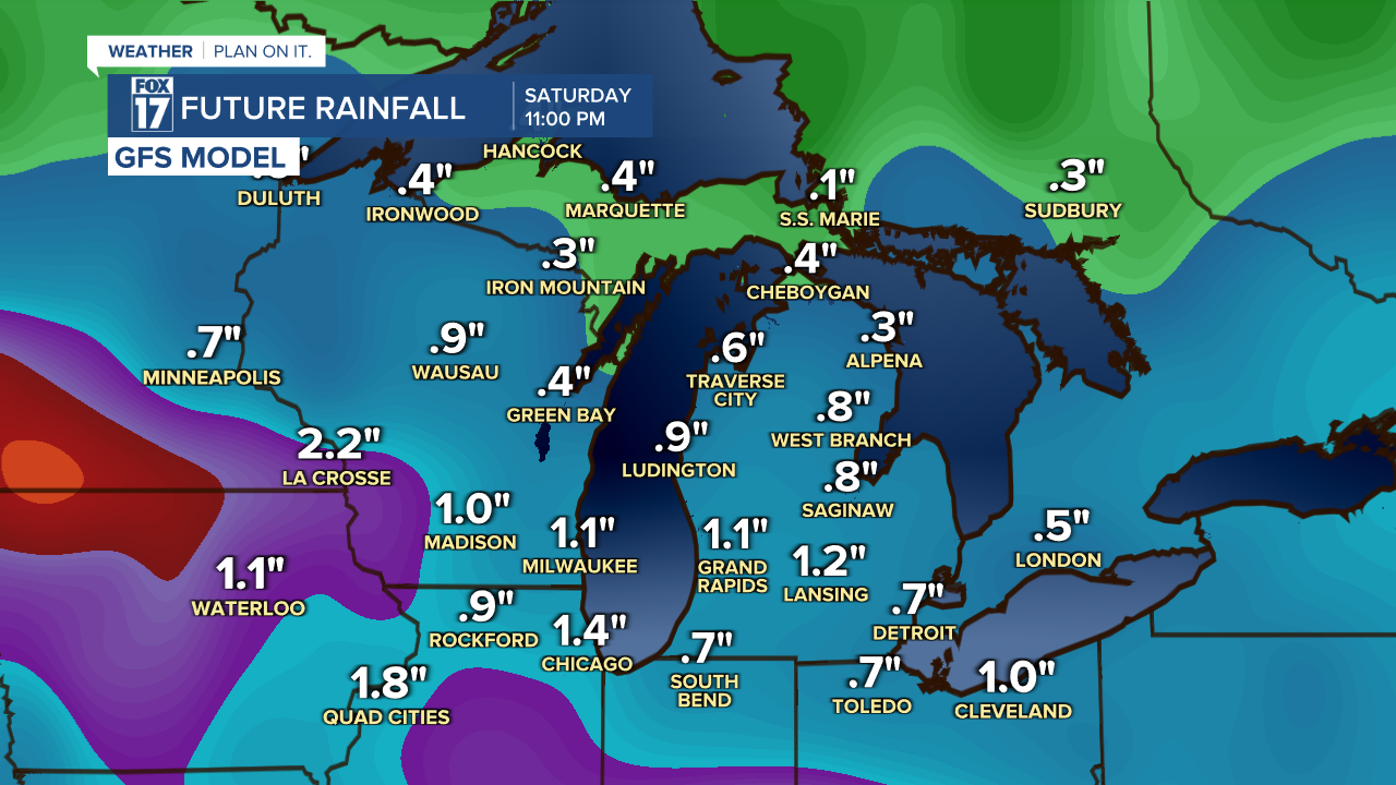 FORECAST RAIN MAY 6 - 12