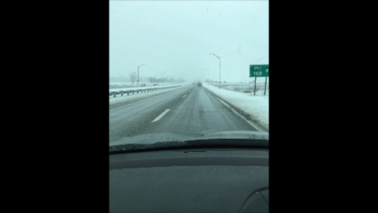 PHOTOS: Central Indiana gets hit with rain, snow