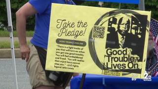 Woodlawn community honors Civil Rights Icon John Lewis's birthday with day of service and "Good Trouble" activism