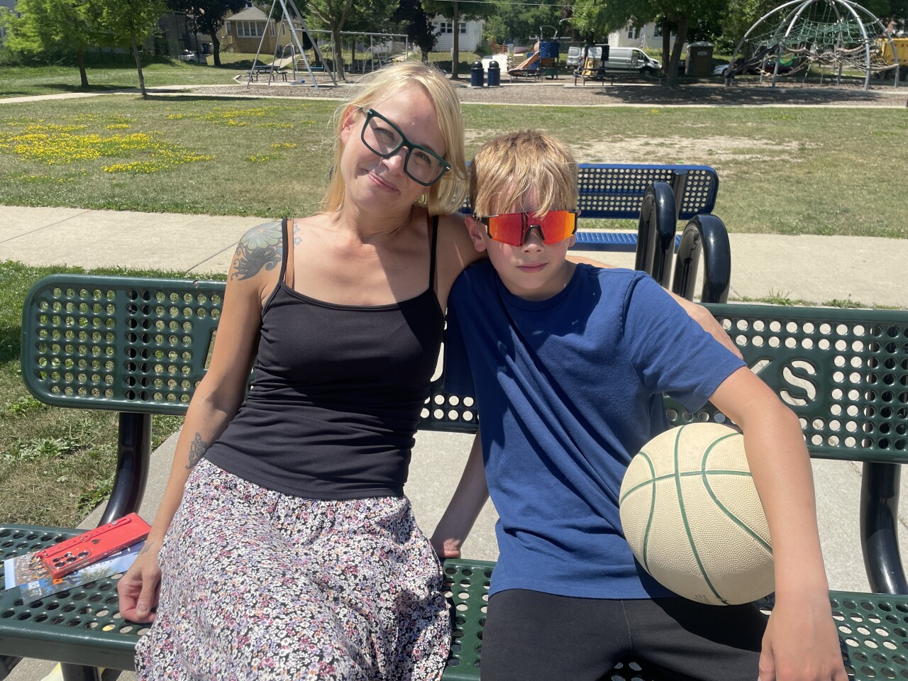 Uptown resident Elizabeth Munroe & Son.