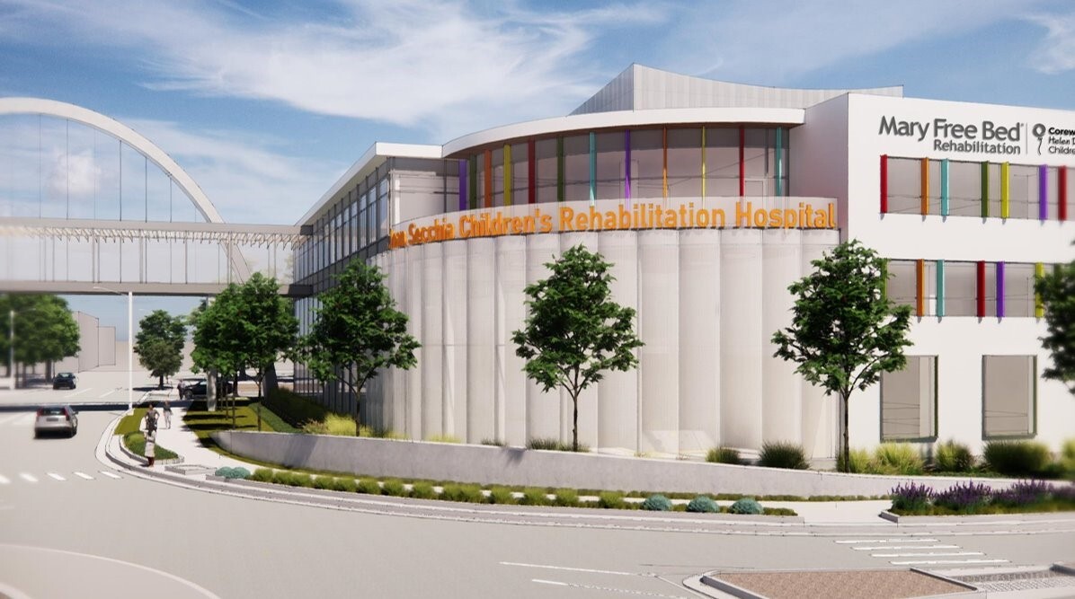 JSCRH Mary Free Bed Joan Secchia Children's Rehabilitation Hospital Rendering