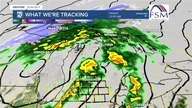Our next system brings rain showers to our neighborhoods Thursday PM into Friday
