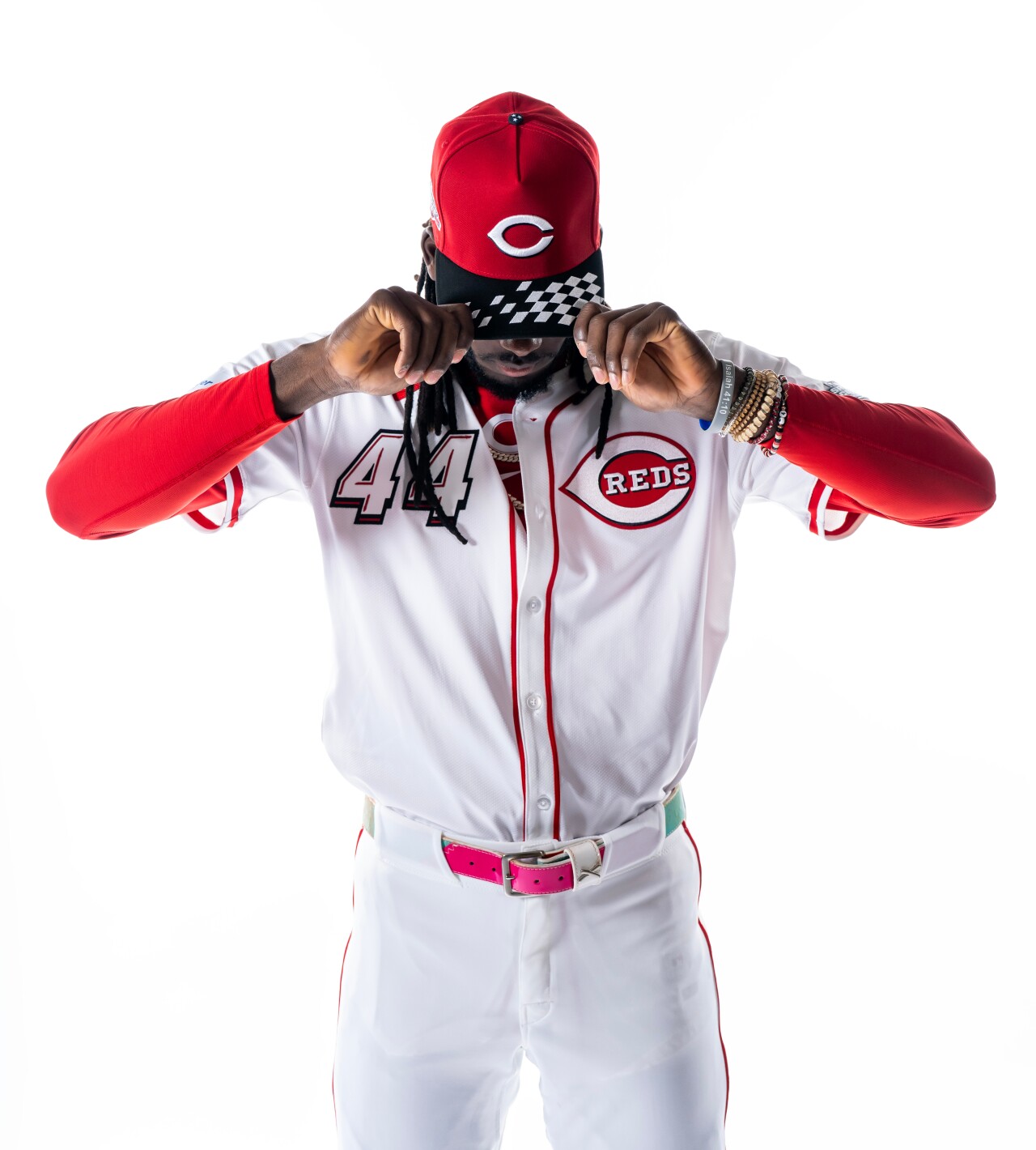 MLB Speedway Classic uniform shoot