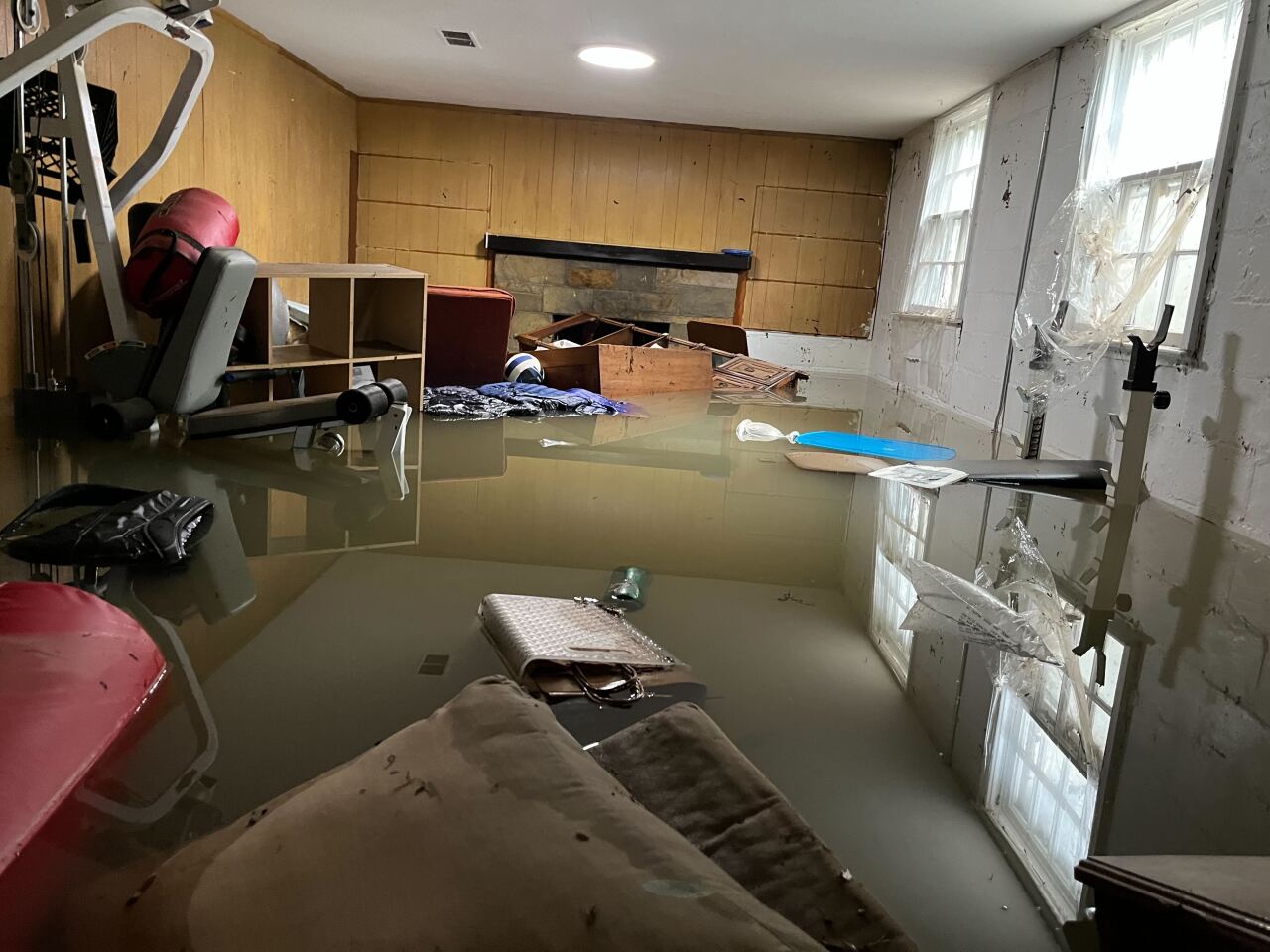 Basement flooded - Adams St SE and Philadelphia St SE - Southeast Grand Rapids neighborhood flooded by water main break