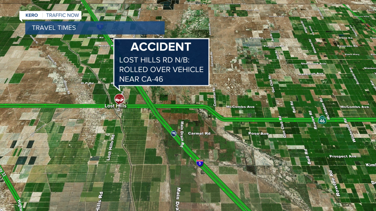 One person killed in rollover accident near Lost Hills