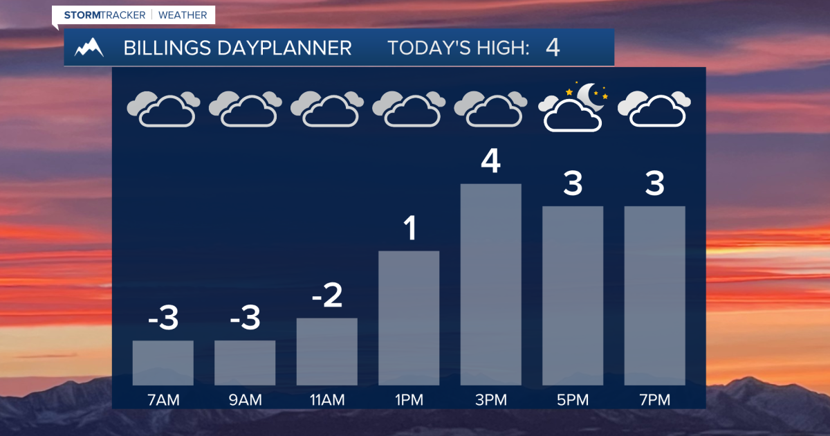 Q2 Billings Area Weather: Cold with a chance of more snow