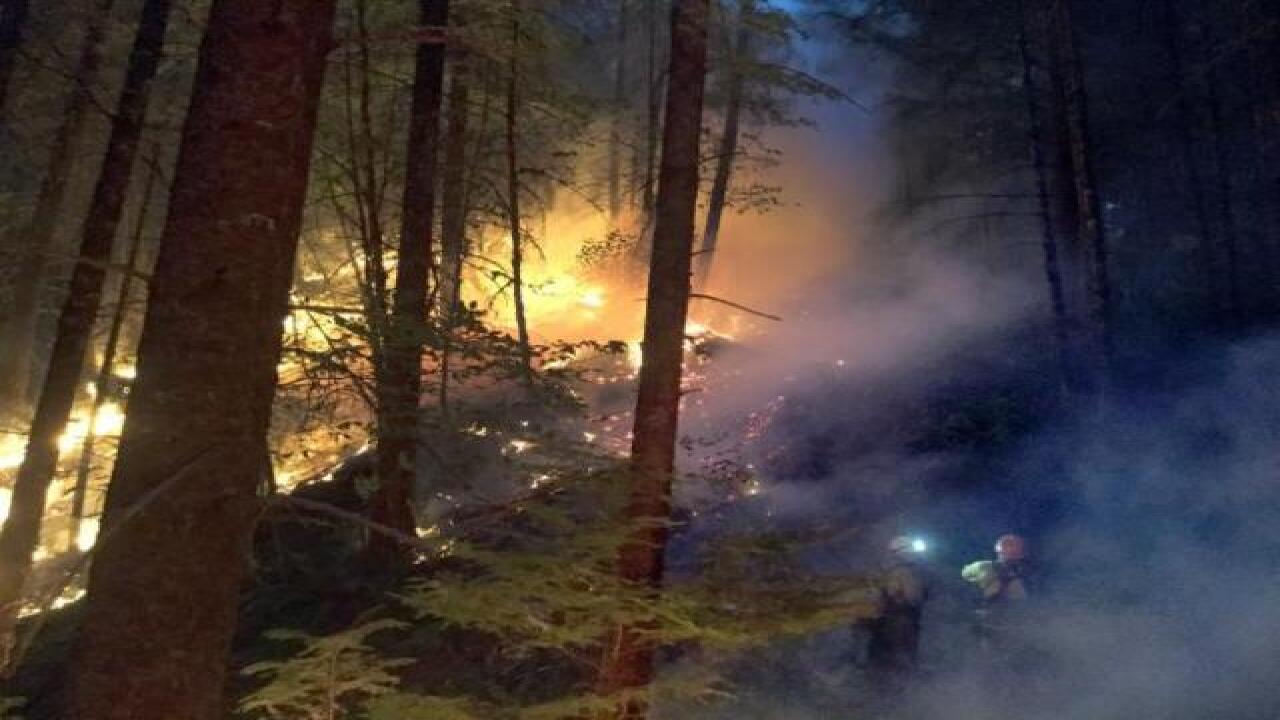 Active duty military personnel mobilized to help fight wildfires