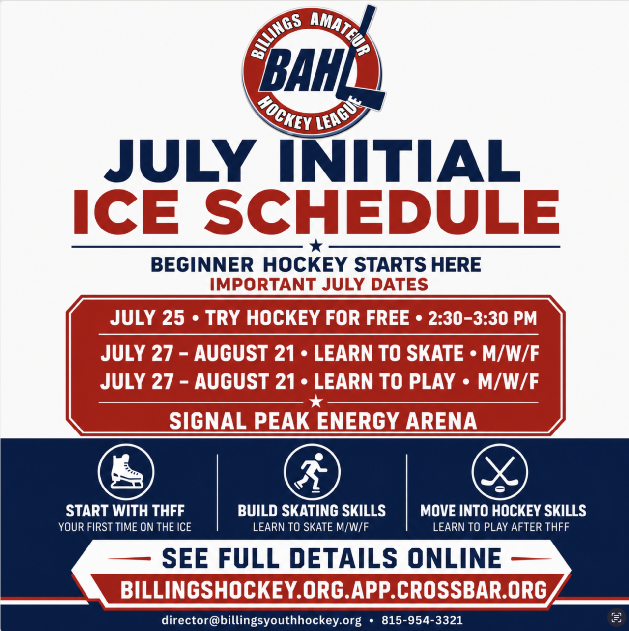 BAHL July Info