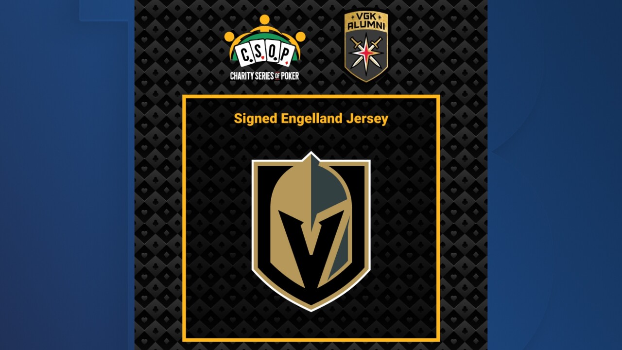 VGK Poker Knight prizes poster