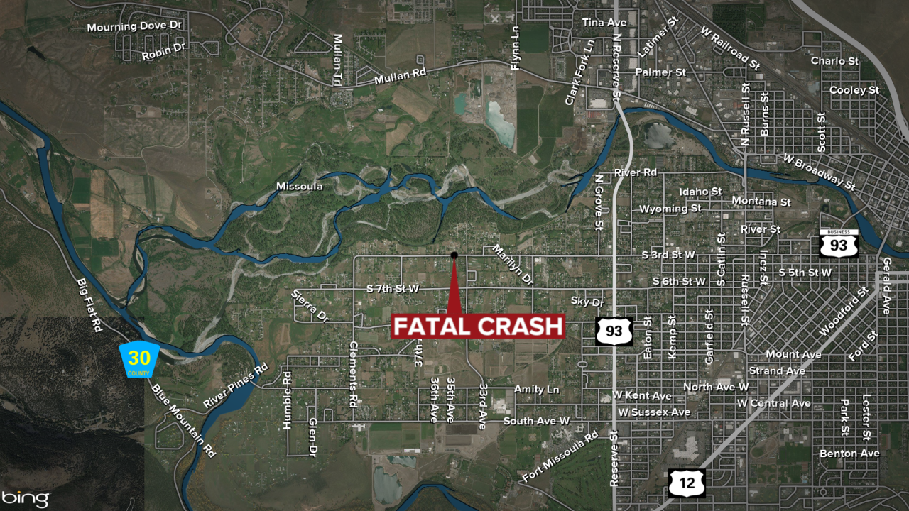 Fatal Missoula Go Cart Crash Map