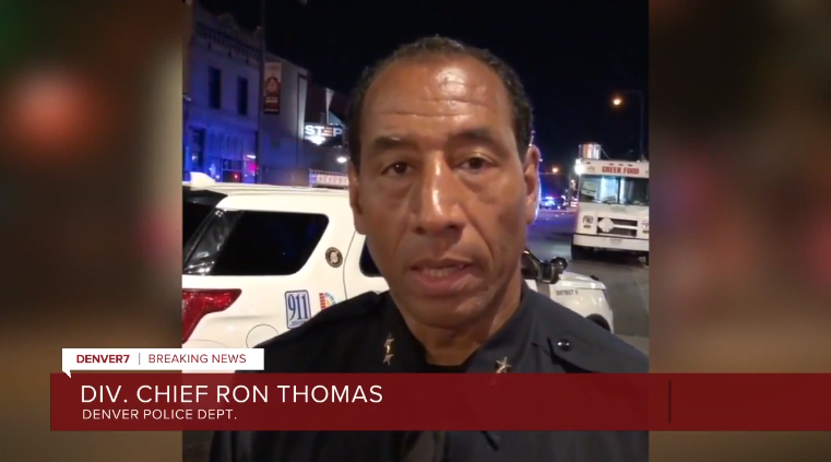Ron Thomas holds press briefing following July 17 Lodo shooting