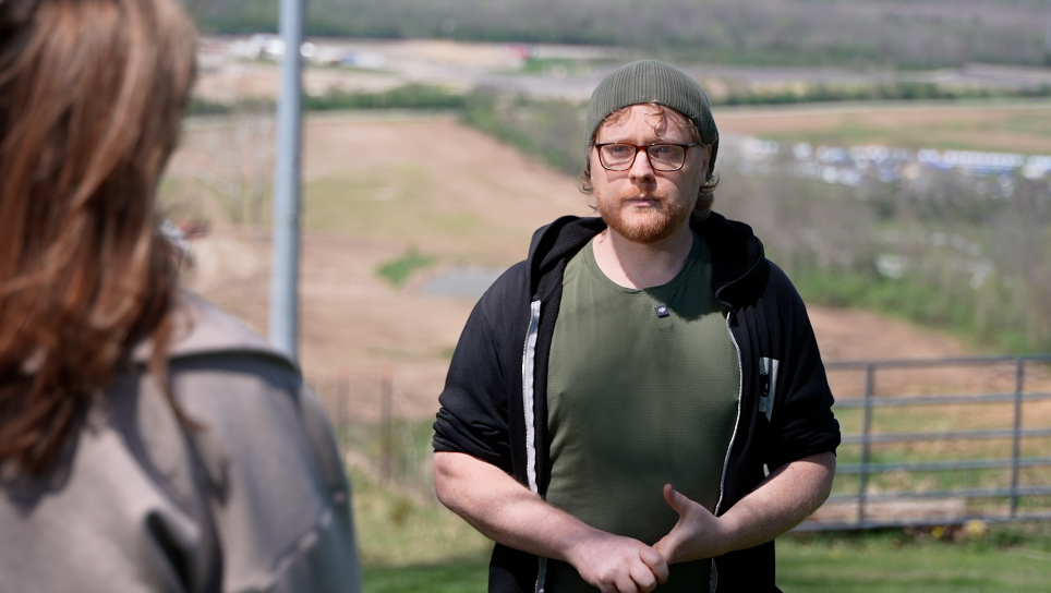 Bradford Grant lives in a home in the Pepper Ridge neighborhood overlooking