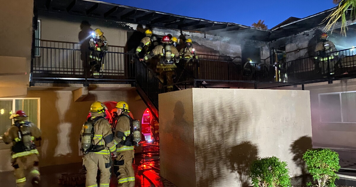 Multiple families displaced after first-alarm fire at PHX apartments
