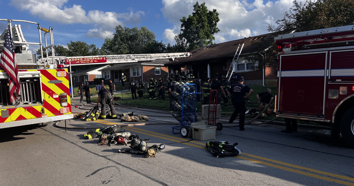 2 displaced after fire at Lexington duplex, Lexington Fire Department says