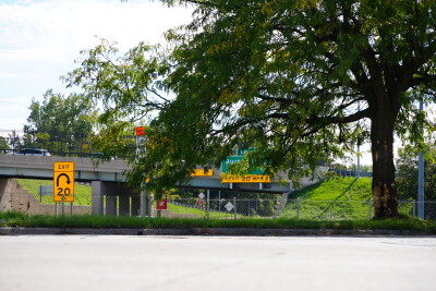 Site of fatal crash on Century Avenue SW