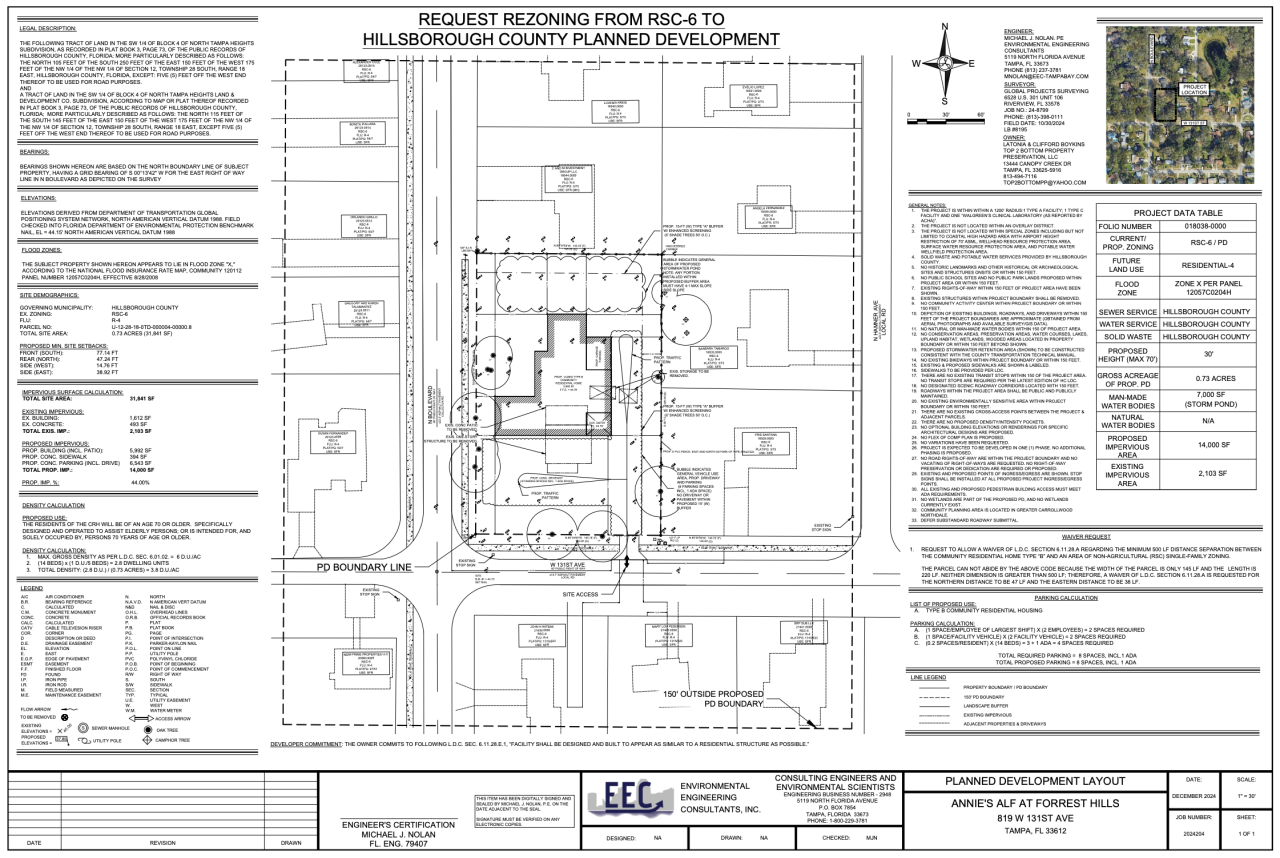 Request rezoning from RSC-6 to Hillsborough County planned development