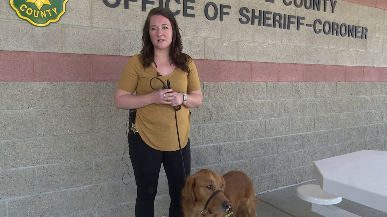 Detective Angel Creech and her K-9 partner Cade