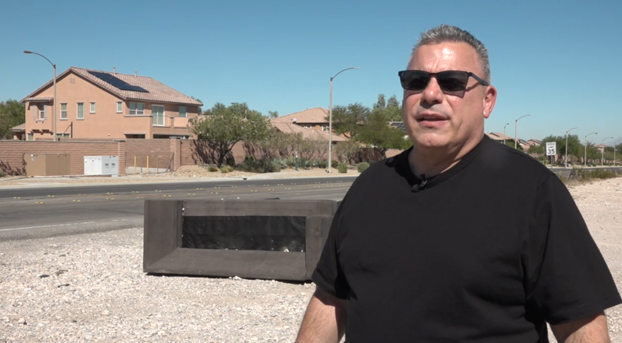 Southwest Las Vegas resident raises questions about proposed cell tower, dumping concerns