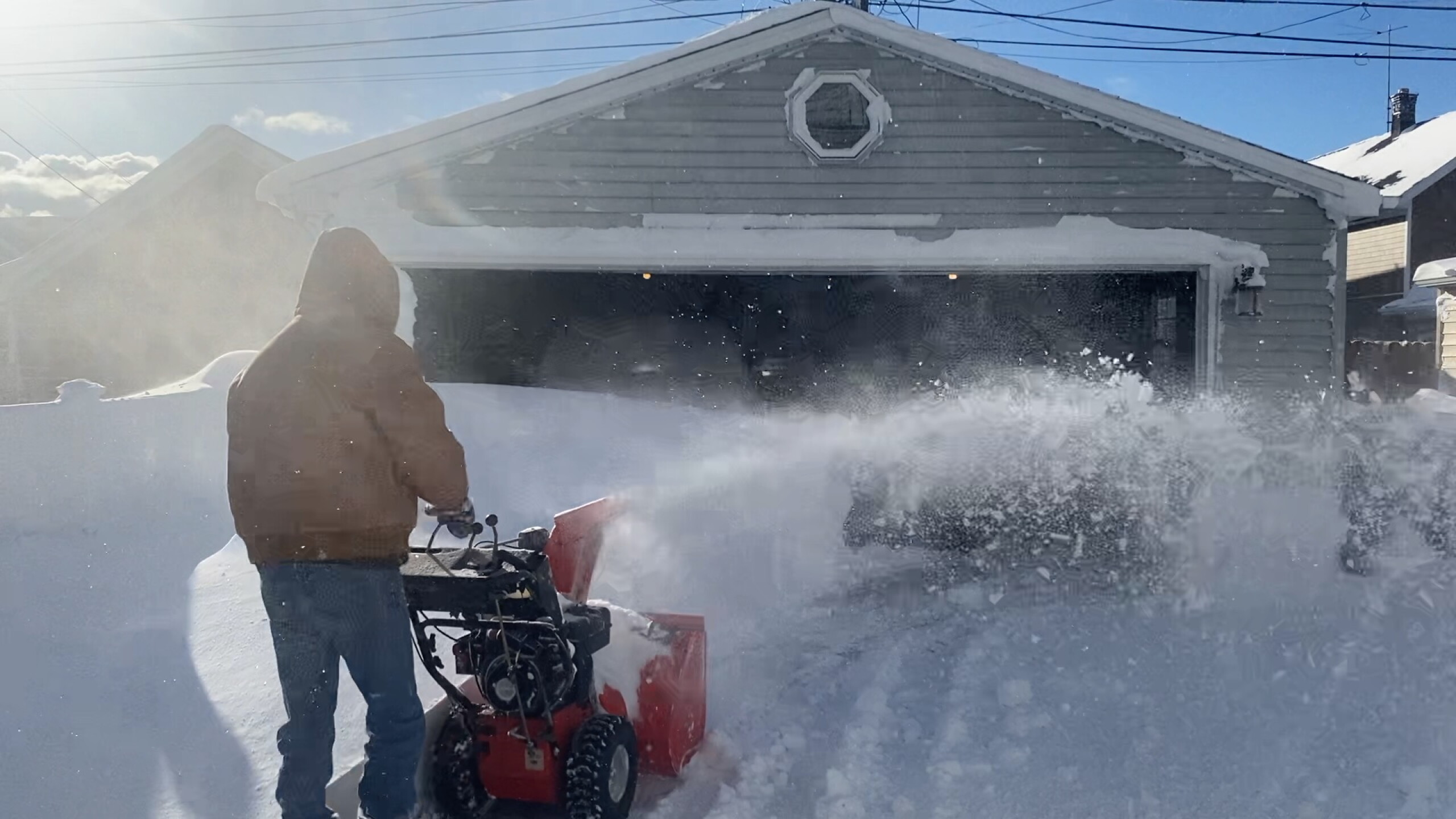 Digging out from epic blizzard