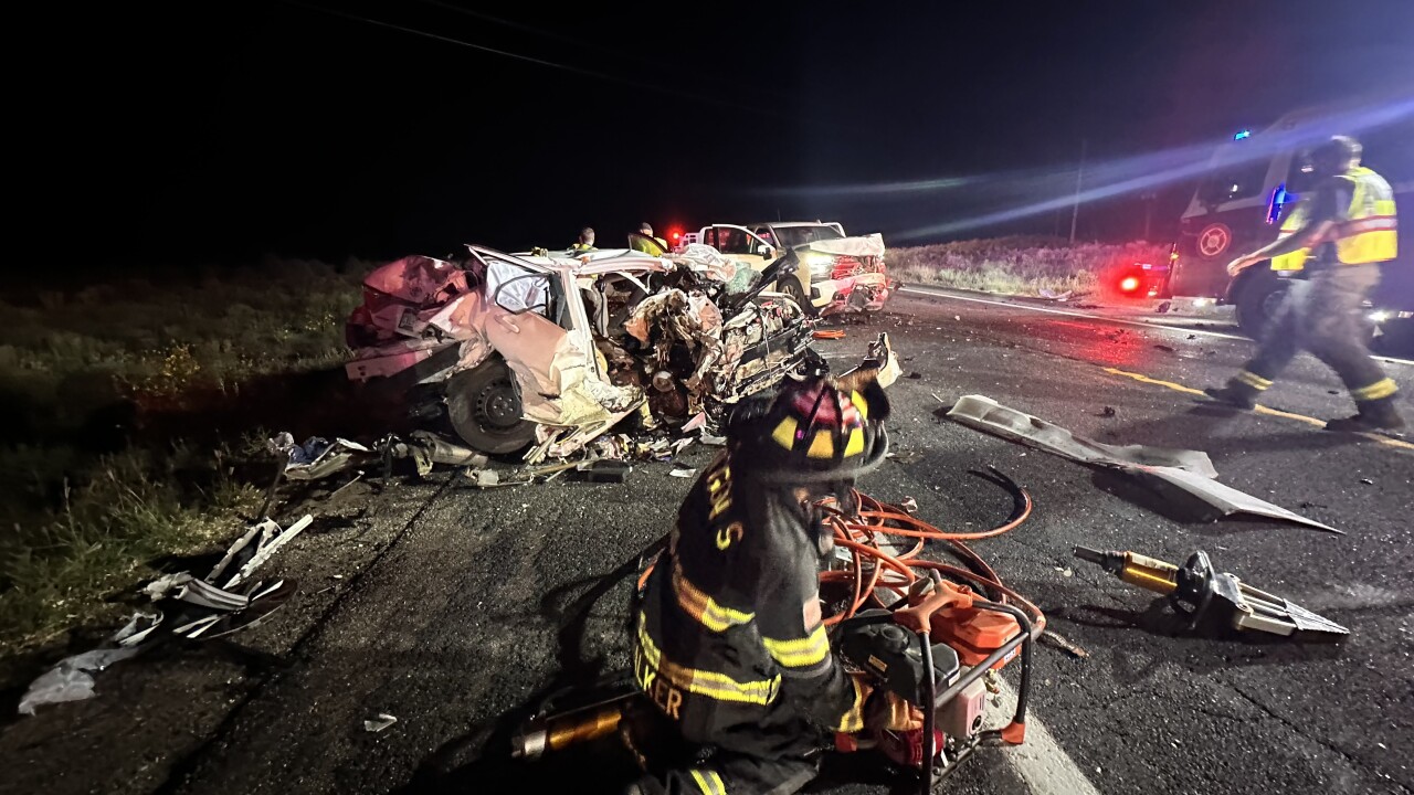 Head-on crash