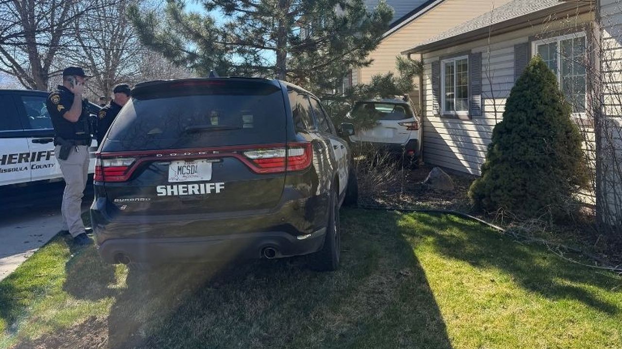 Chase ends after vehicle crashes in a residential area in Missoula