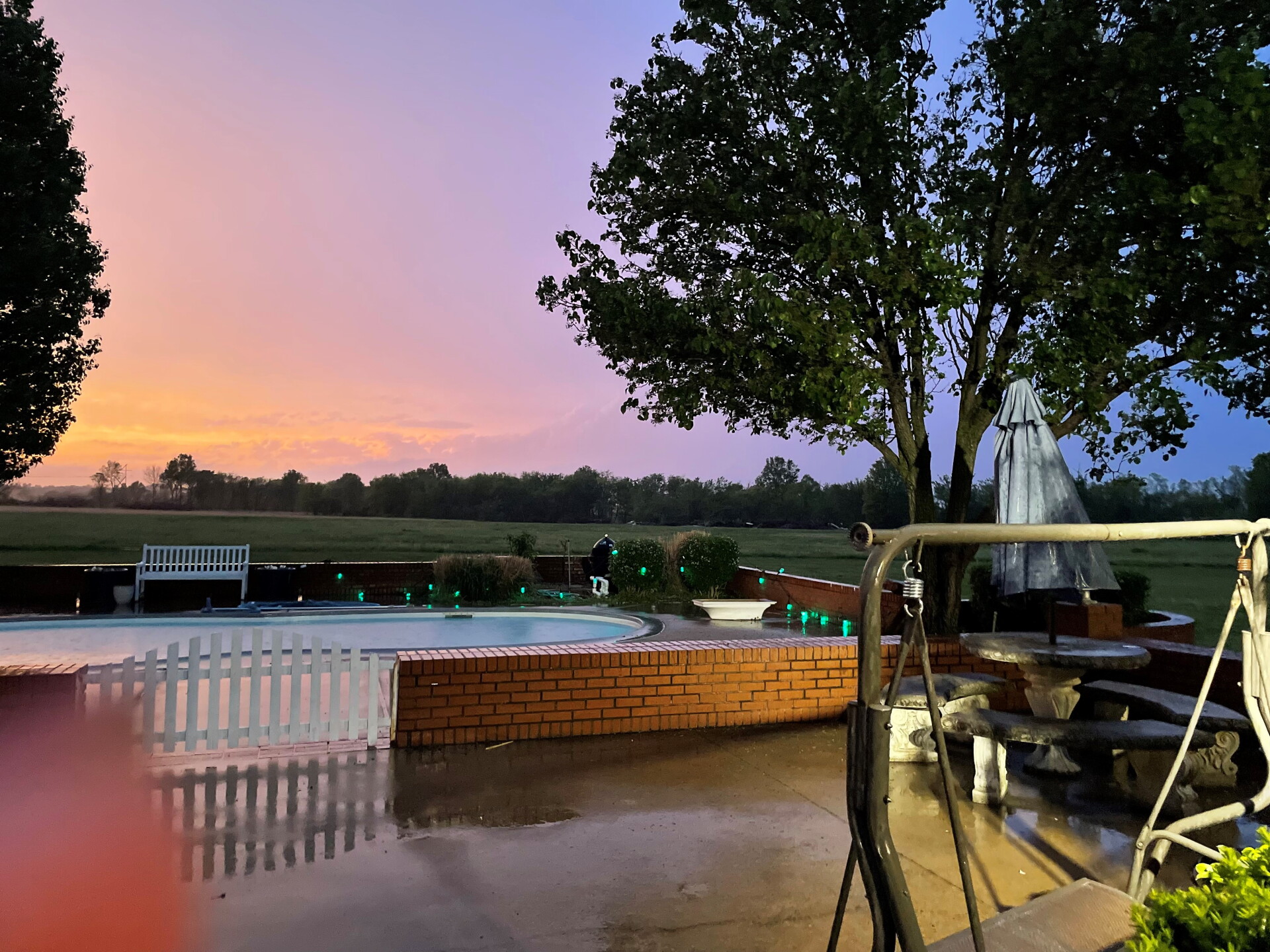 Post-storm sunset