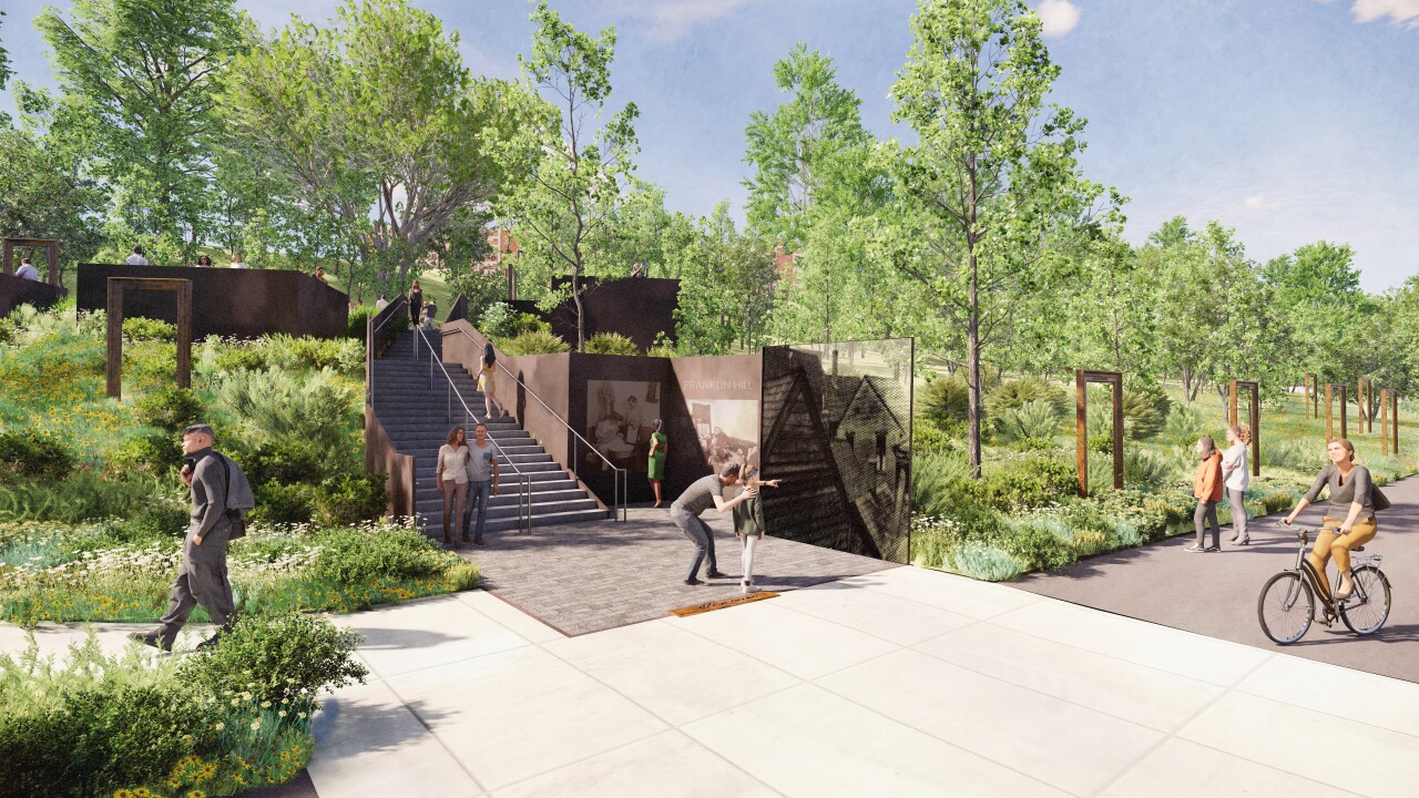 The park will include an Irish heritage area, paying tribute to the hillside's history as a settlement for Irish immigrants.