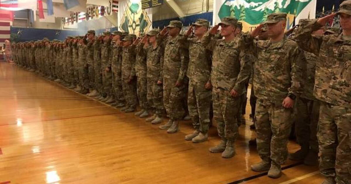 Hundreds of Ft. Carson soldiers return home