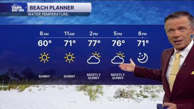 Forecast: Mostly sunny, highs back above 80