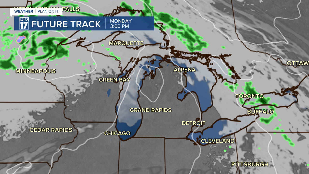 MONDAY 3P.M. CONDITIONS OUTLOOK