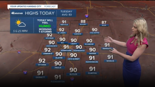 Tuesday temperature
