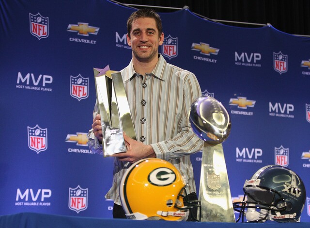 Aaron Rodgers through the years