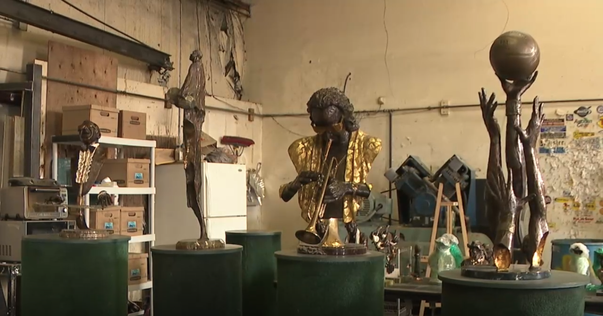 Ed Dwight sculptures