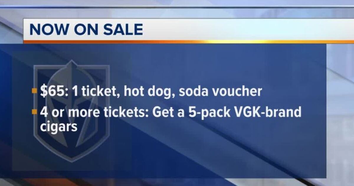 Special Vegas Golden Knights Ticket Bundle For Jan 1 special-vegas-golden-knights-ticket-bundle-for-jan-1