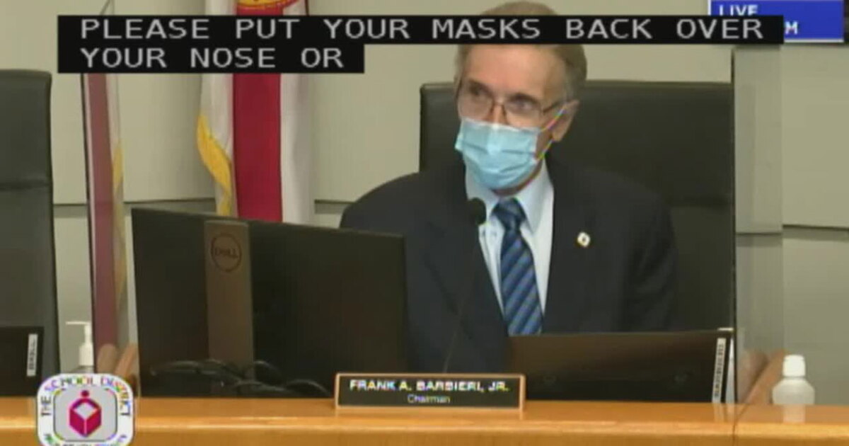 Palm Beach County School Board meets on face masks