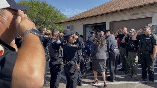 Officer Tony Macias honored: Law enforcement escorts fallen officer home after cancer battle 