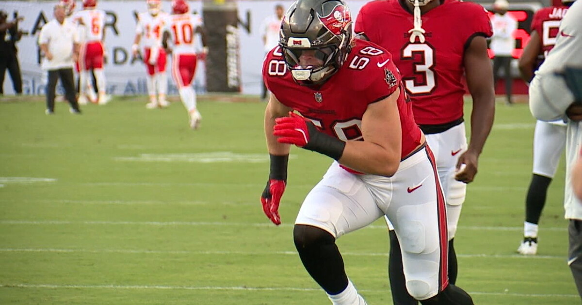 Bucs undrafted edge rusher Jack Pyburn pushes to make the 53-man roster