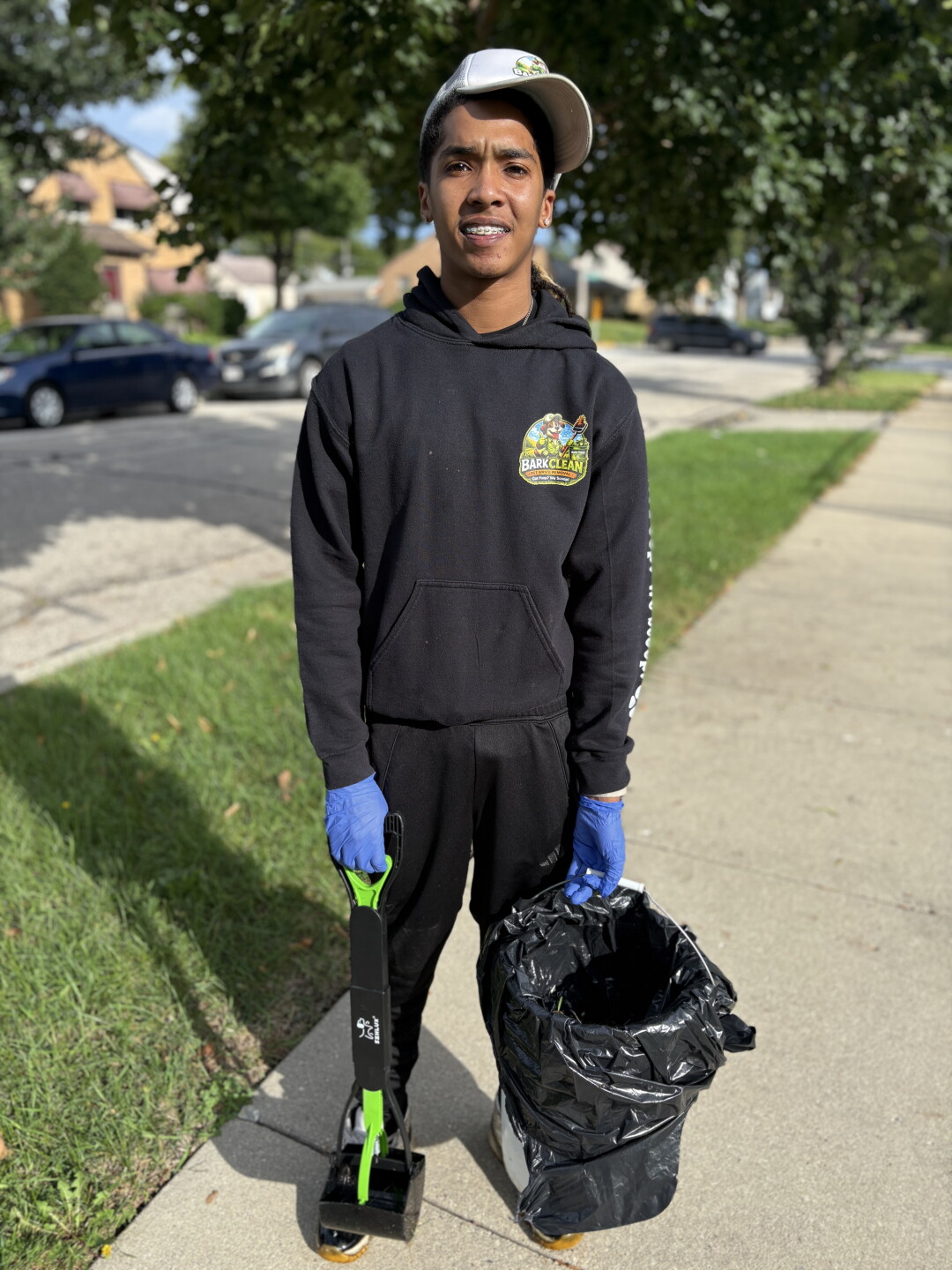 A Milwaukee 16-year-old turned 10 school suspensions into a lesson — and a business. Meet Jomarion Swiams and BarkClean Yard Services